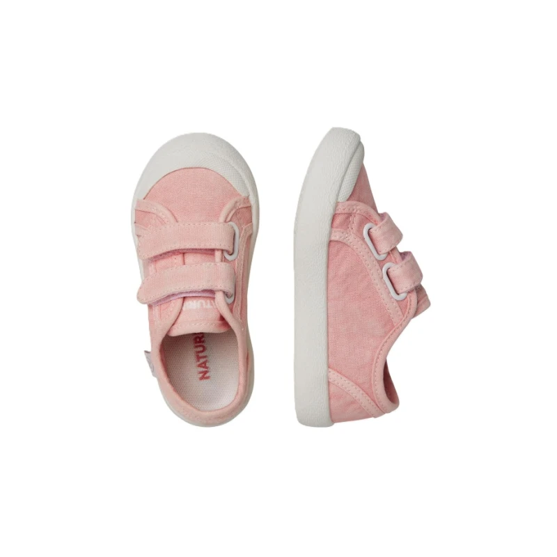 NATURINO - Sneakers rosa con velcro - 