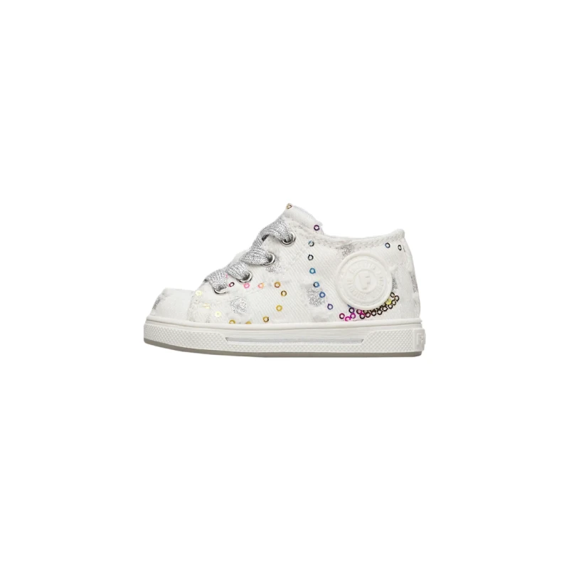 FALCOTTO - Sneakers bianca con paillettes - 0012019053-37-2n86-