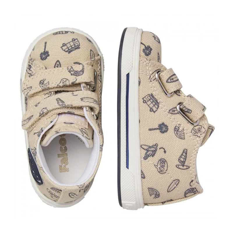 FALCOTTO - Sneakers beige con velcro - 0012019051.33.1e45