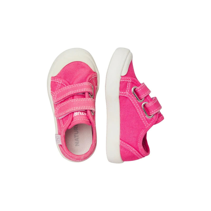 NATURINO - Sneakers fucsia con velcro - 