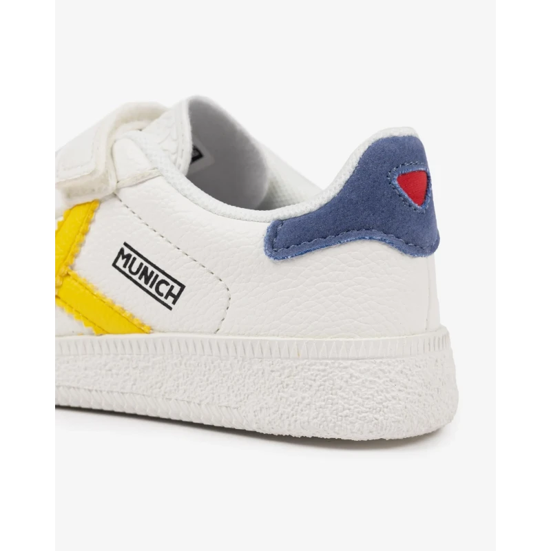MUNICH - Smeakers bianca con velcro - 8034016
