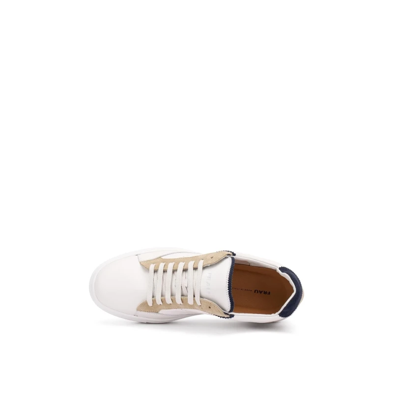 FRAU - Sneakers bianca e beige in pelle - 29m2
