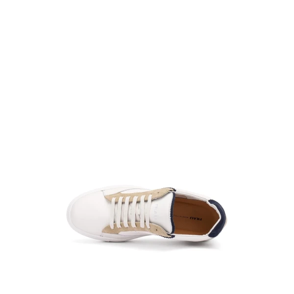 FRAU - Sneakers bianca e beige in pelle - 29m2