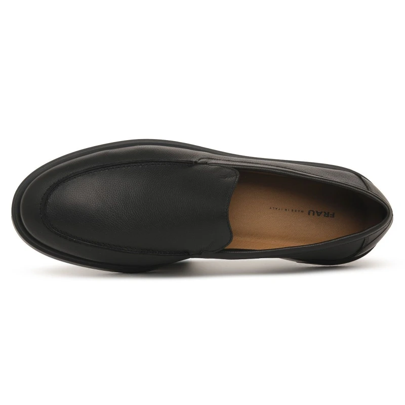 FRAU - Mocassino nero in pelle - 