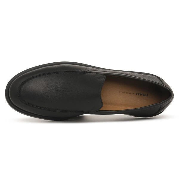 FRAU - Mocassino nero in pelle - 