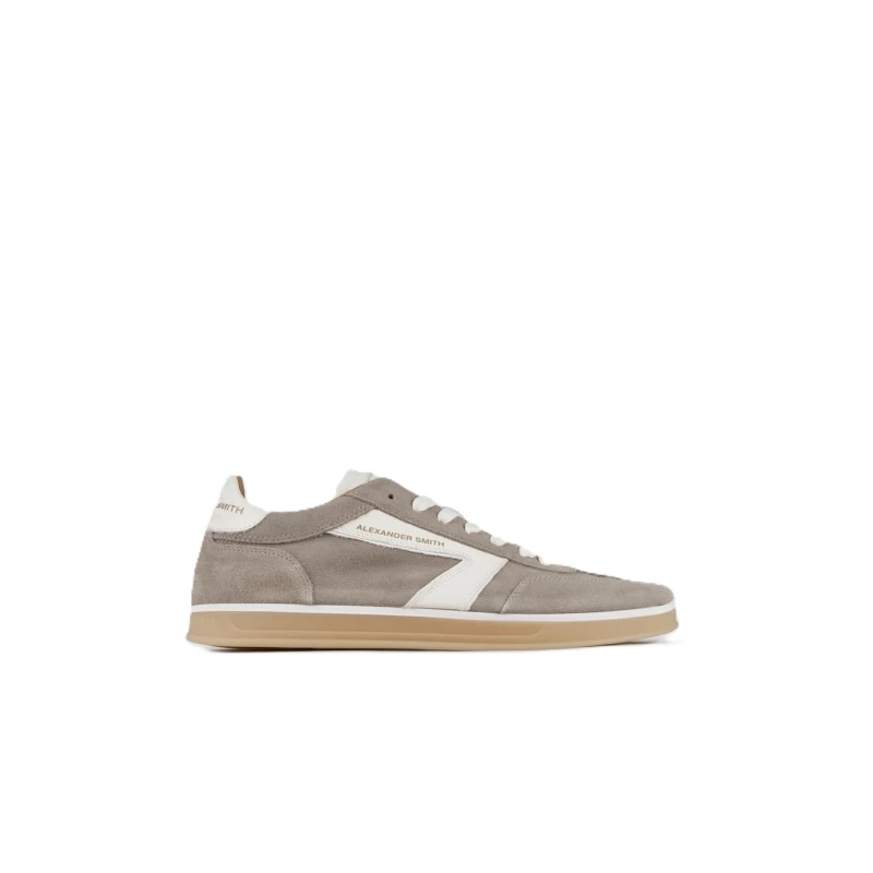ALEXANDER SMITH - Sneakers grigio e bianca in camoscio - tmm3350