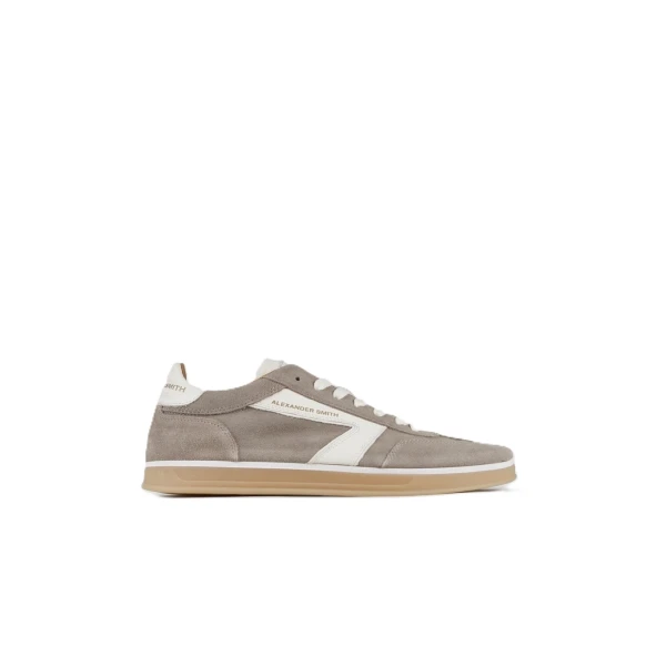 ALEXANDER SMITH - Sneakers grigio e bianca in camoscio - tmm3350