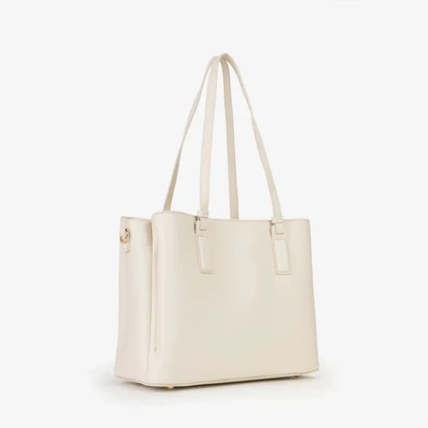 VALENTINO - Borsa beige shopping con logo - vbs9og01