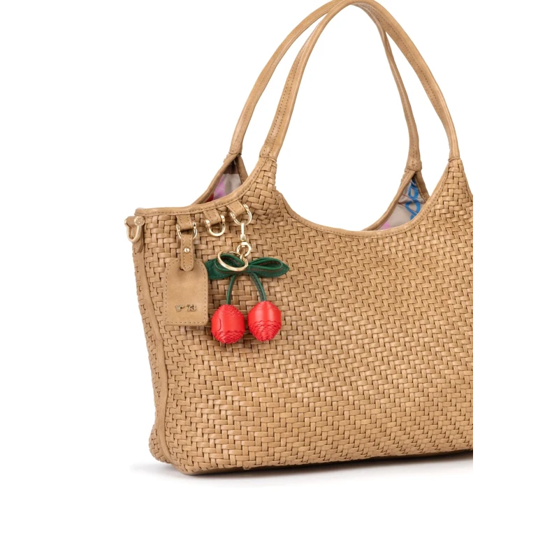 V73 - Borsa cuoio intrecciata - 73bs9o601