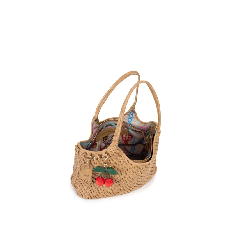 V73 - Borsa cuoio intrecciata - 73bs9o601