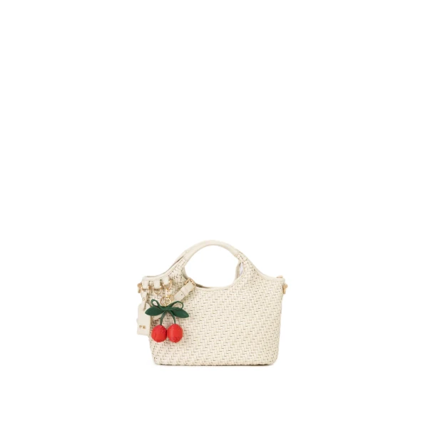 V73 - Borsa beige intrecciata - 73bs9o602