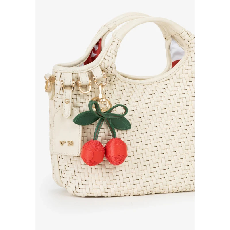 V73 - Borsa beige intrecciata - 73bs9o602