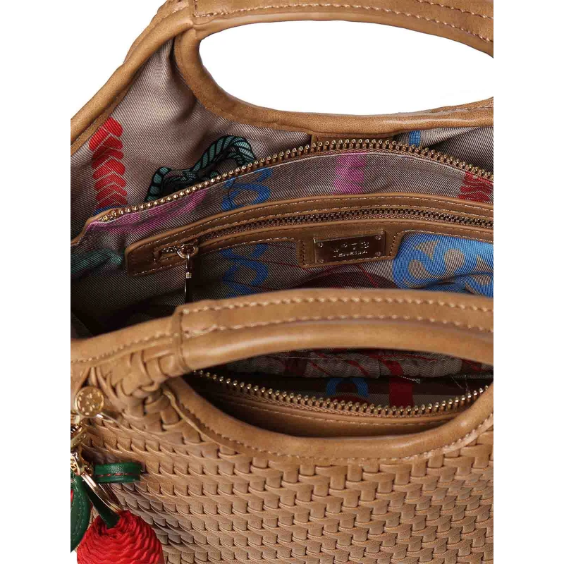 V73 - Borsa cuoio intrecciata - 73bs9o602