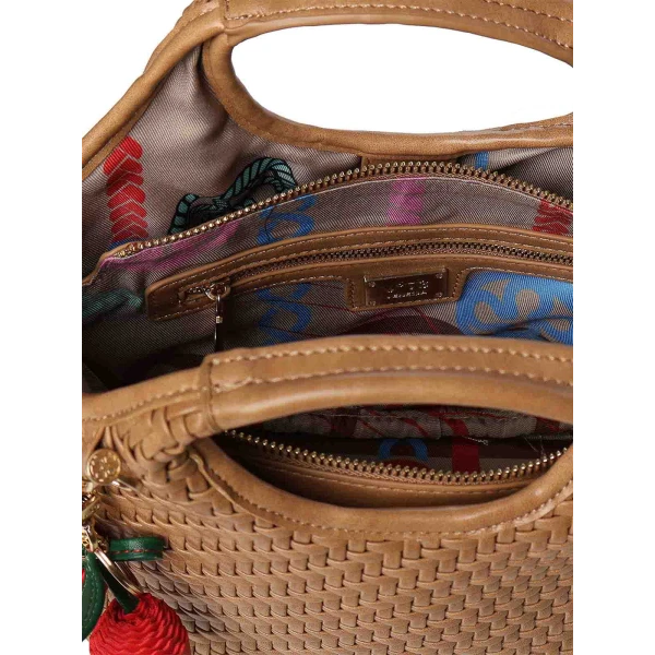 V73 - Borsa cuoio intrecciata - 73bs9o602