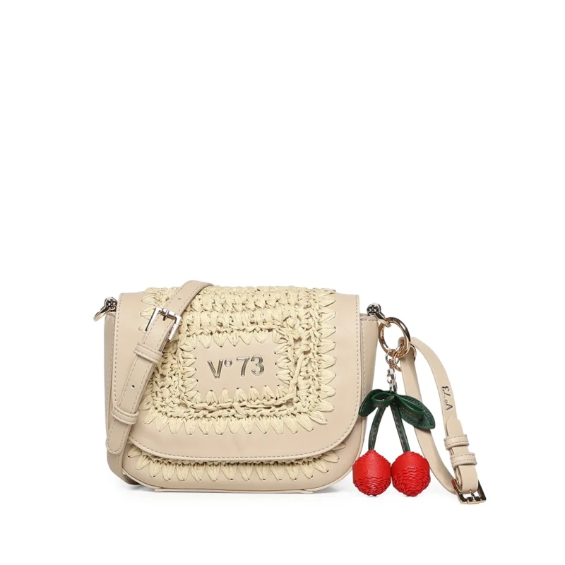 V73 - Borsa beige in raffia - 73bs9m304