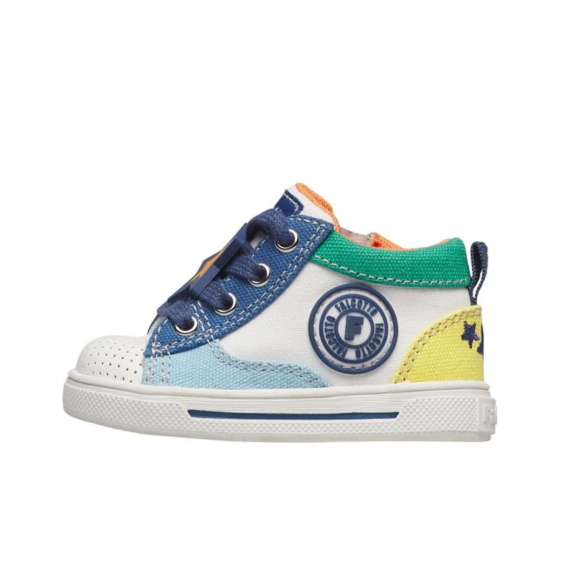 FALCOTTO - Sneakers bianco e multicolore - 0012019054.02.1n06