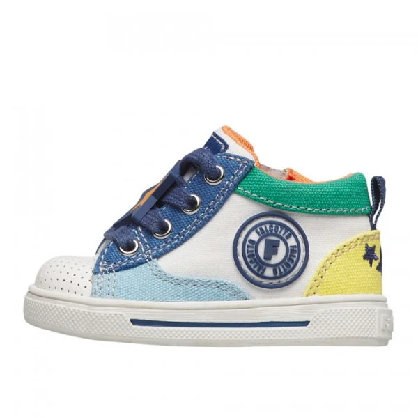 FALCOTTO - Sneakers bianco e multicolore - 0012019054.02.1n06