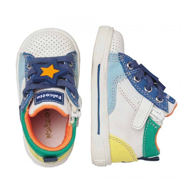 FALCOTTO - Sneakers bianco e multicolore - 0012019054.02.1n06