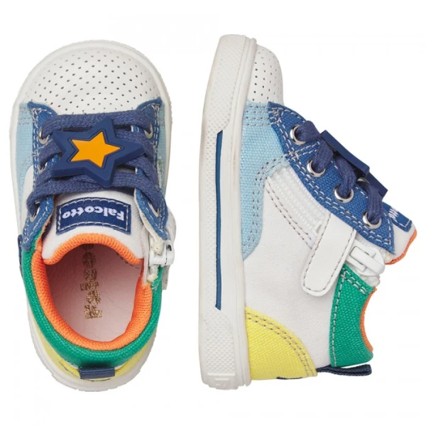 FALCOTTO - Sneakers bianco e multicolore - 0012019054.02.1n06