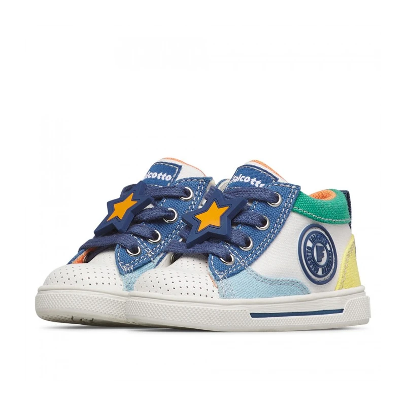 FALCOTTO - Sneakers bianco e multicolore - 0012019054.02.1n06