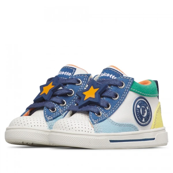 FALCOTTO - Sneakers bianco e multicolore - 0012019054.02.1n06