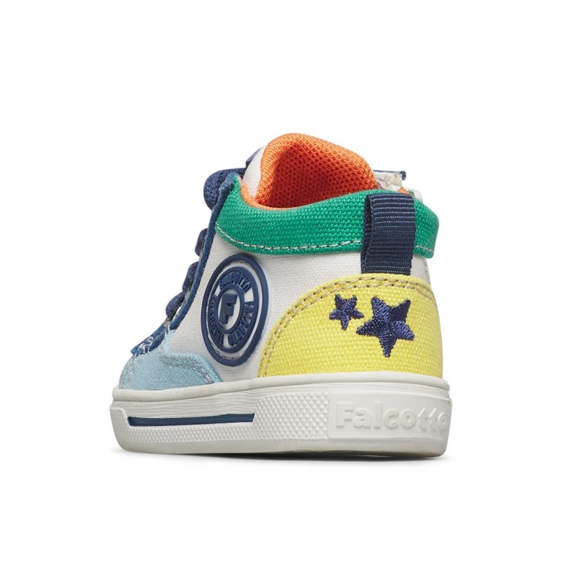 FALCOTTO - Sneakers bianco e multicolore - 0012019054.02.1n06