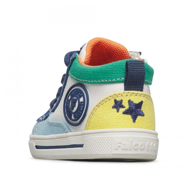 FALCOTTO - Sneakers bianco e multicolore - 0012019054.02.1n06