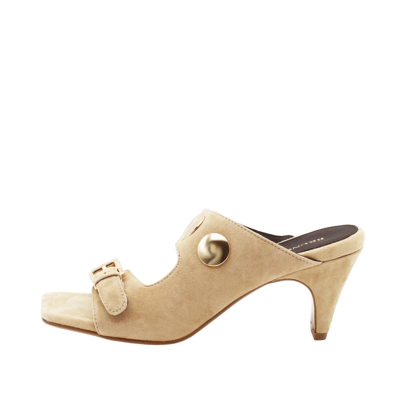 BRUNO PREMI - Sandalo beige con borchie - bn4802x