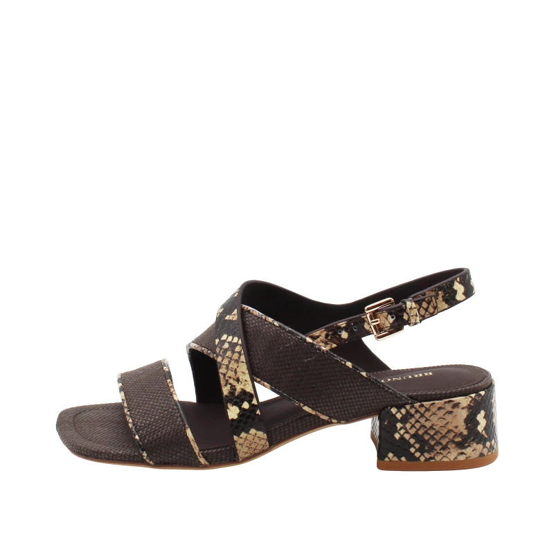 BRUNO PREMI - Sandali marrone pitone - bn4201x