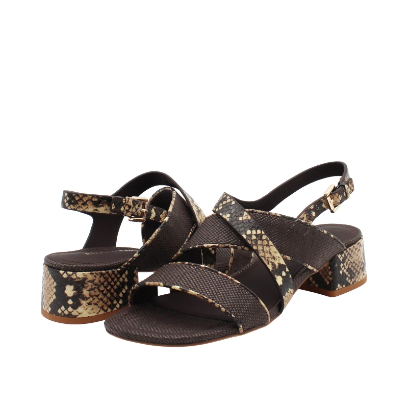 BRUNO PREMI - Sandali marrone pitone - bn4201x