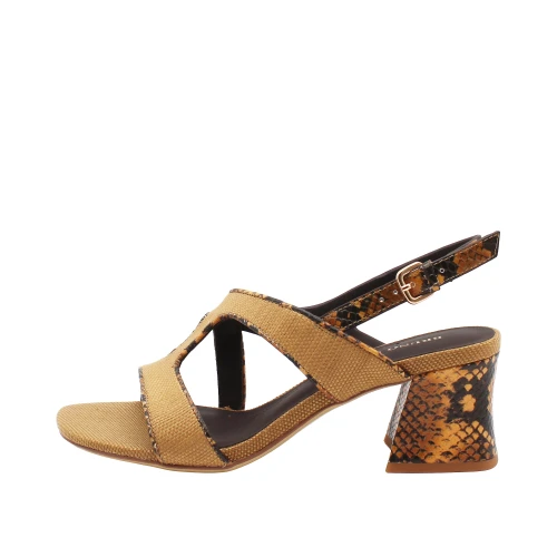 BRUNO PREMI - Sandali cuoio pitone - bn4405x