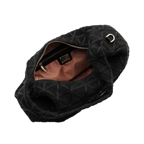 V73 - Borsa nera in tessuto - 73bs9mb01