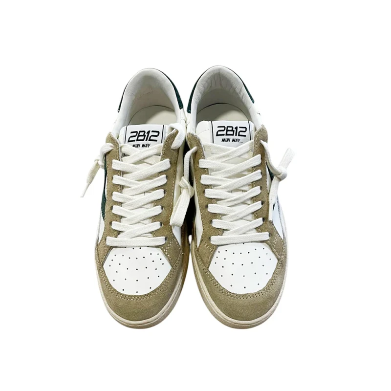 2B12 - Sneakers bianca e beige - jrplay-156