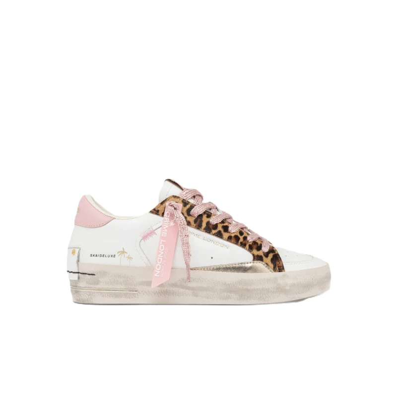 CRIME LONDON - Sneakers bianca e rosa - 29151pp8.10