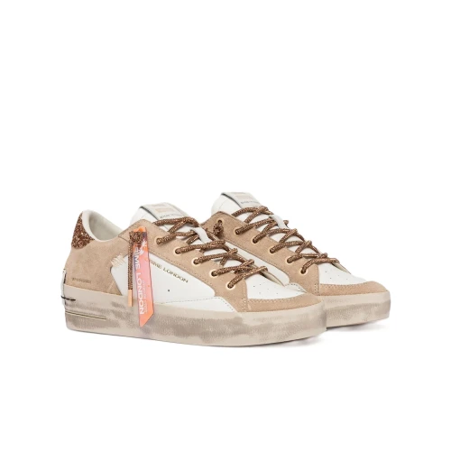 CRIME LONDON - Sneakers bianca e beige - 29154pp8.15 2