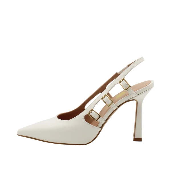 ANDREA PINTO - Decollette' sligback con fibbie off white - 328