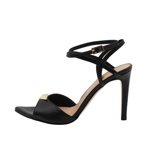 ANDREA PINTO - Sandalo nero con accessorio - 366