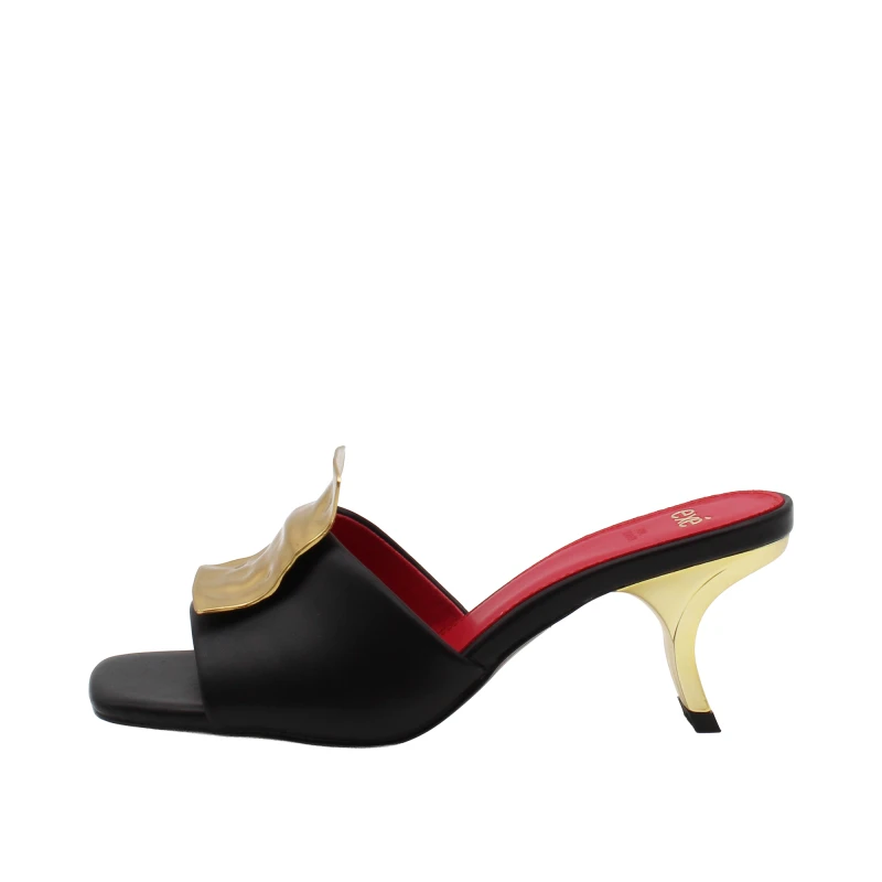EXE' - Sandalo mule in pelle con accessorio - 