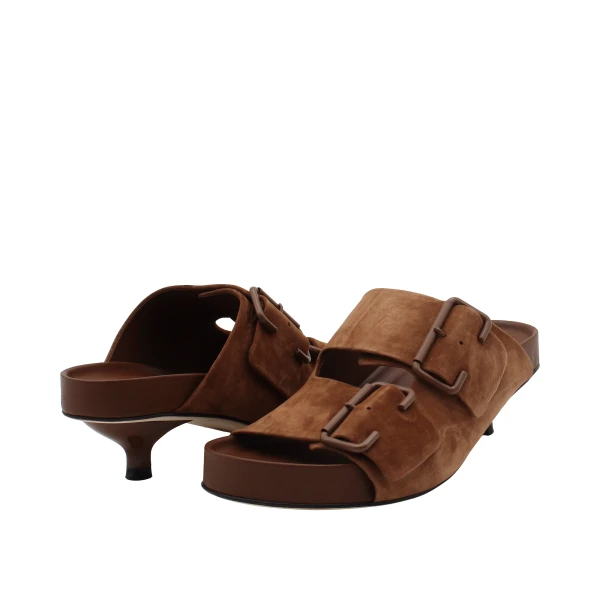 JVAM - Sandalo camoscio biscotto con fibbie - 40537joss