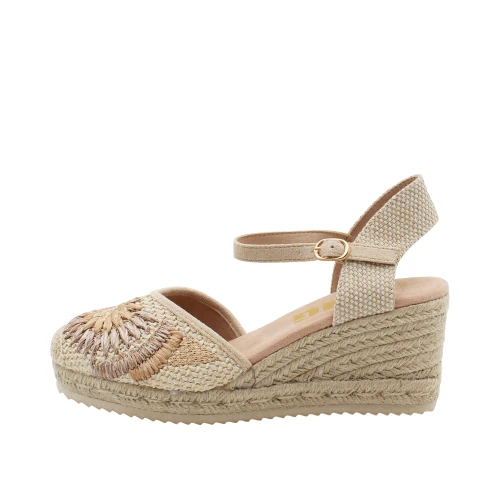 AMARPIES - Espadrillas beige in raffia - dha30673