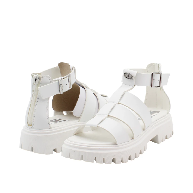 DIESEL - Sandalo bianco - bc1066kf015 d-sanstry