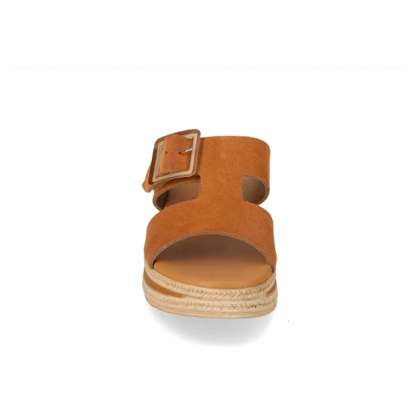 VALLEVERDE - Ciabatta cuoio con fibbia - 24310