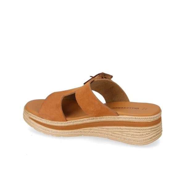 VALLEVERDE - Ciabatta cuoio con fibbia - 24310