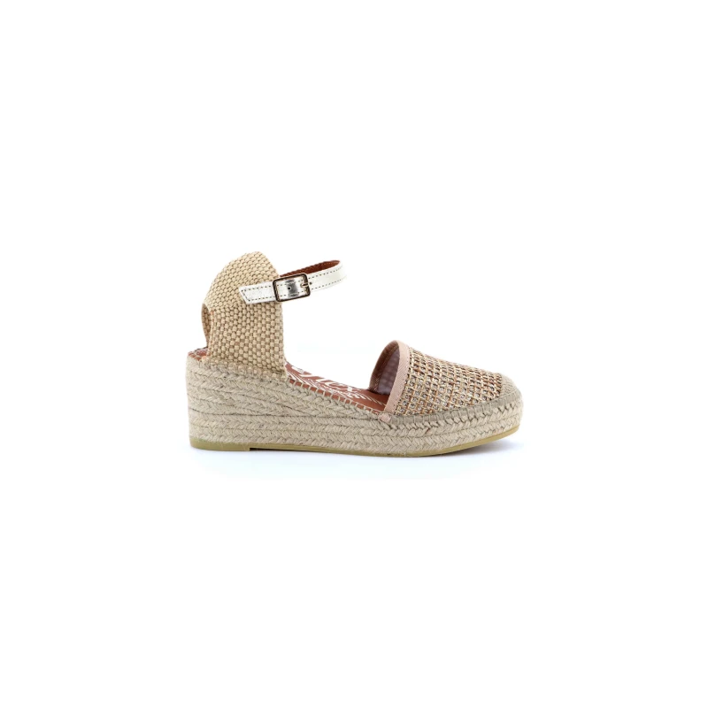 VIGUERA - Espadrillas oro in raffia - 