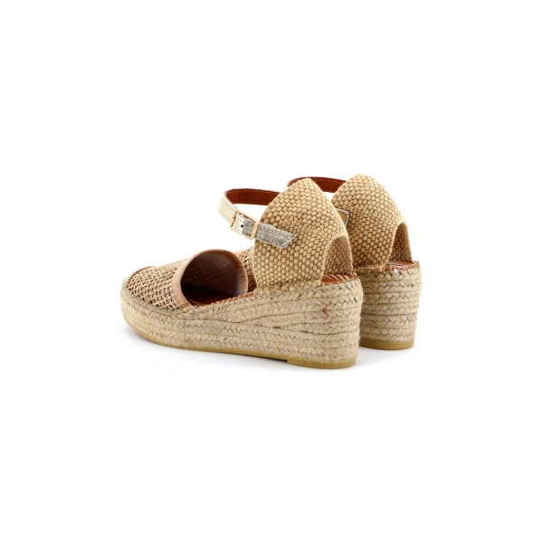 VIGUERA - Espadrillas oro in raffia - 