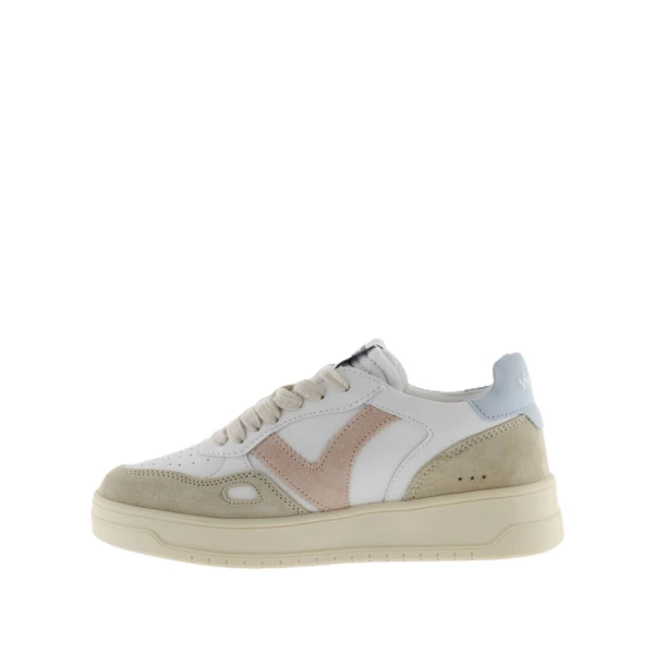 VICTORIA - Sneakers bianca e beige - 1257101