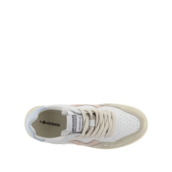 VICTORIA - Sneakers bianca e beige - 1257101