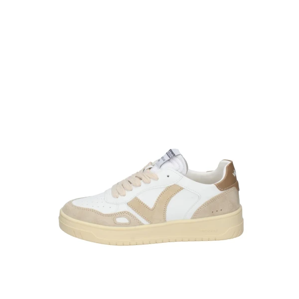 VICTORIA - Sneakers bianca e beige - 1257136
