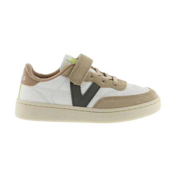 VICTORIA - Sneakers bianca e beige - 1256108