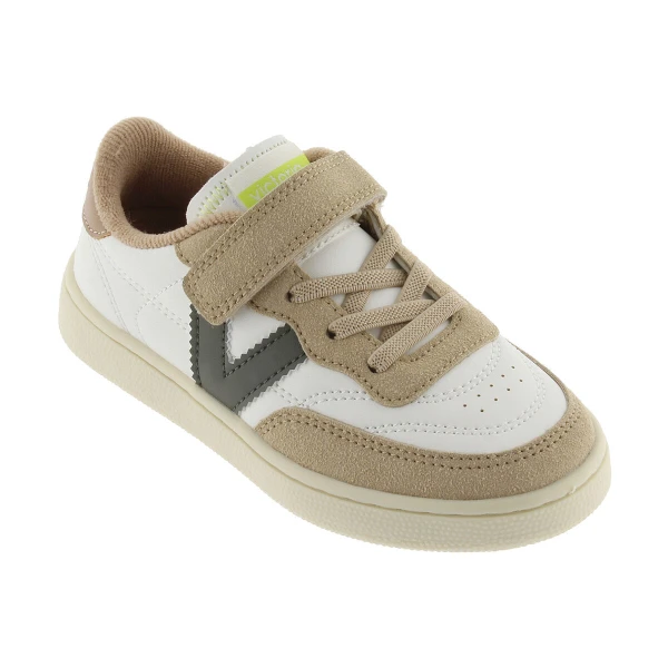 VICTORIA - Sneakers bianca e beige - 1256108